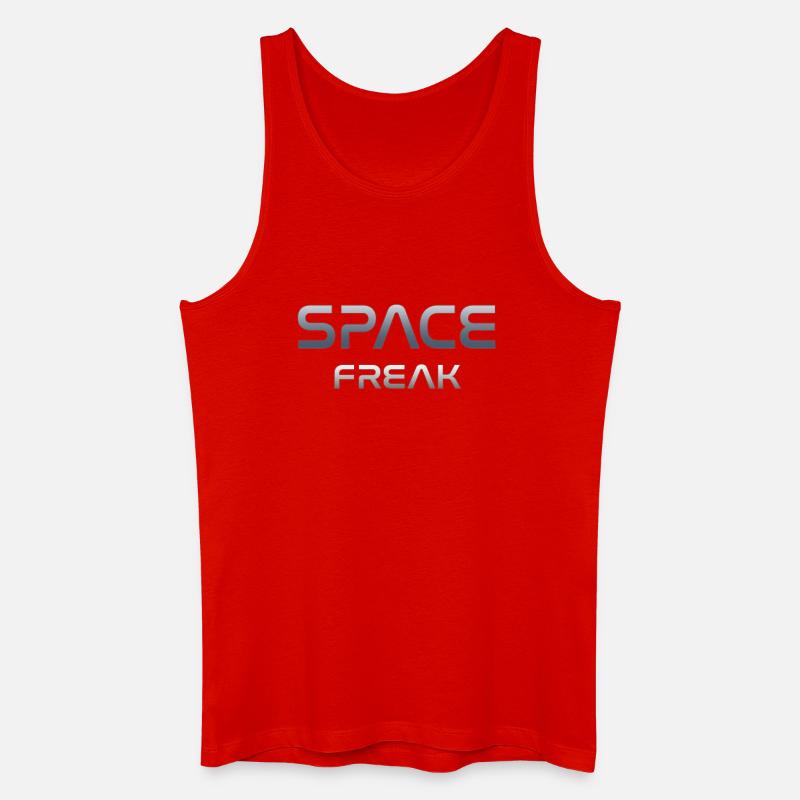 Space Freak Celestial Gradient Tee - Miesten luomu-tanktoppi - punainen
