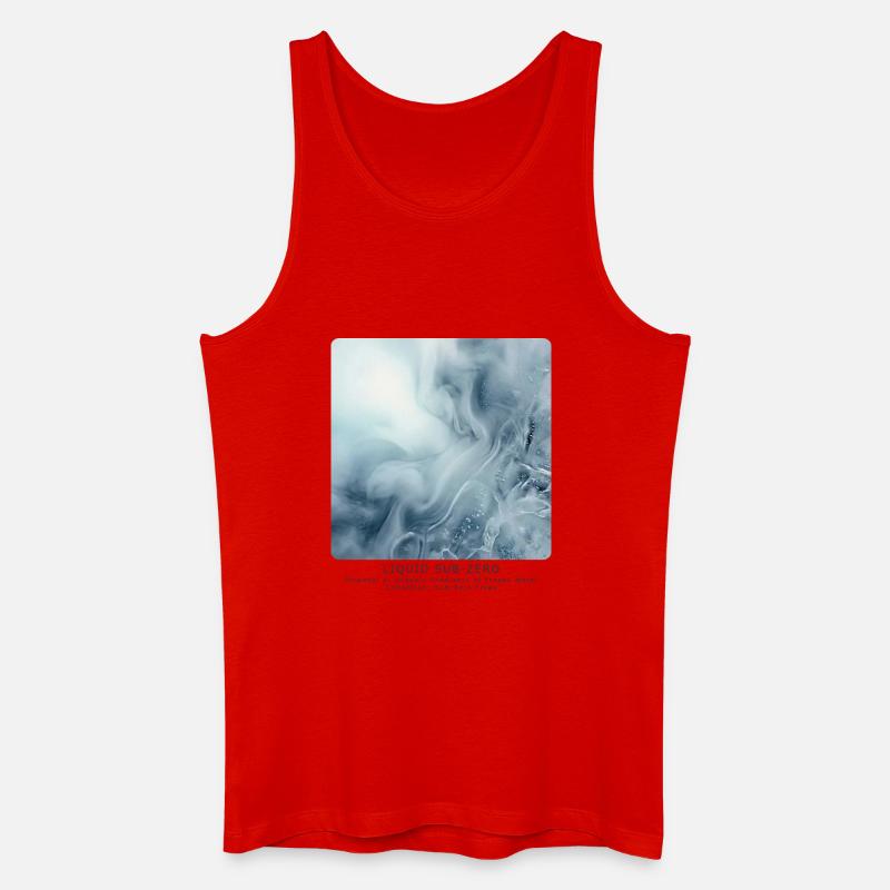 Liquid Sub-Zero - Männer Bio Tank Top - Rot