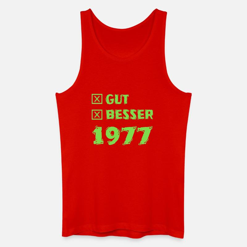1977 - Männer Bio Tank Top - Rot