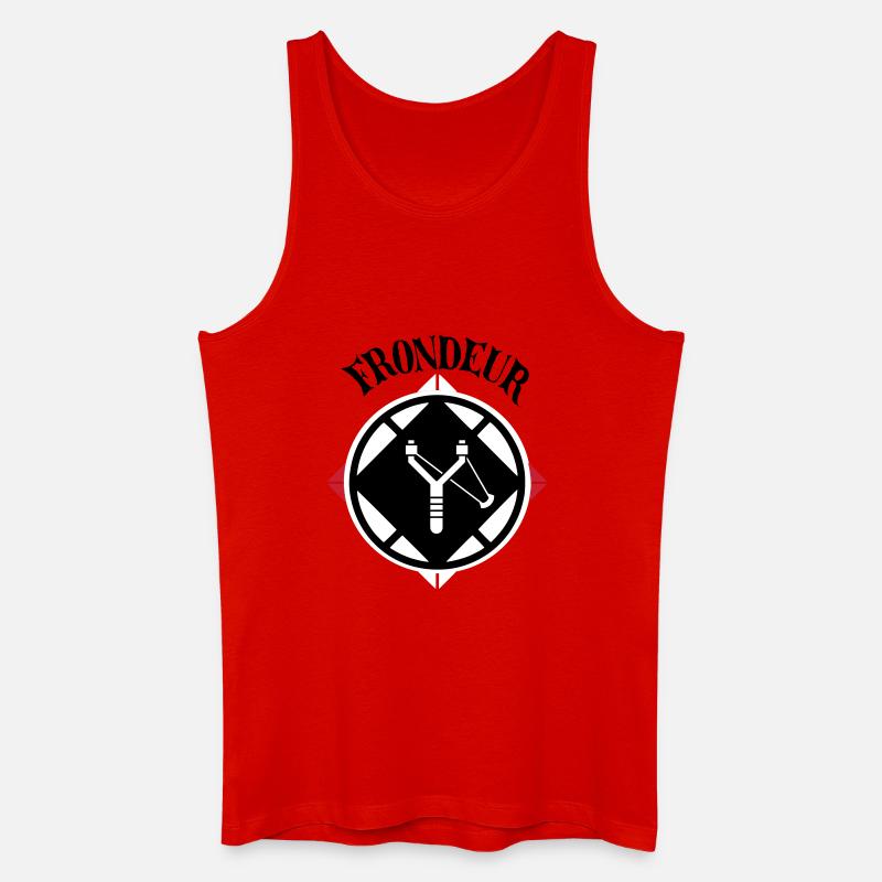 Slinger-Emblem - Männer Bio Tank Top - Rot