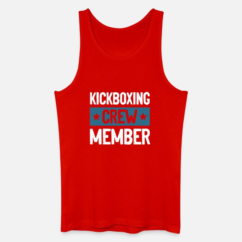 Kickboxing Crew - Männer Bio Tank Top - Rot