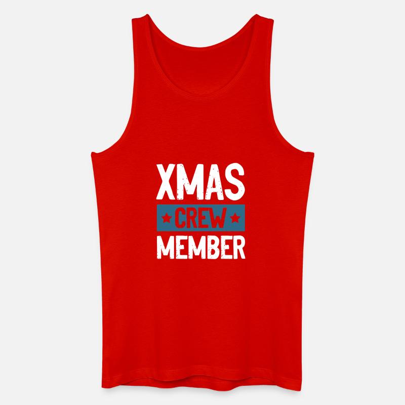 Xmas Crew - Männer Bio Tank Top - Rot