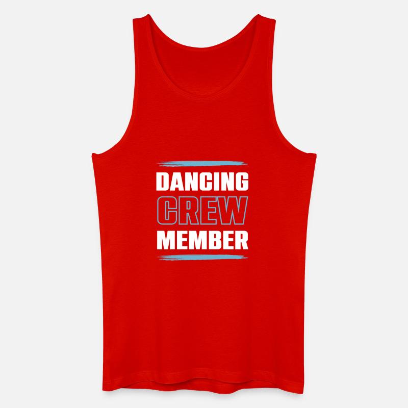 Dancing Crew - Männer Bio Tank Top - Rot