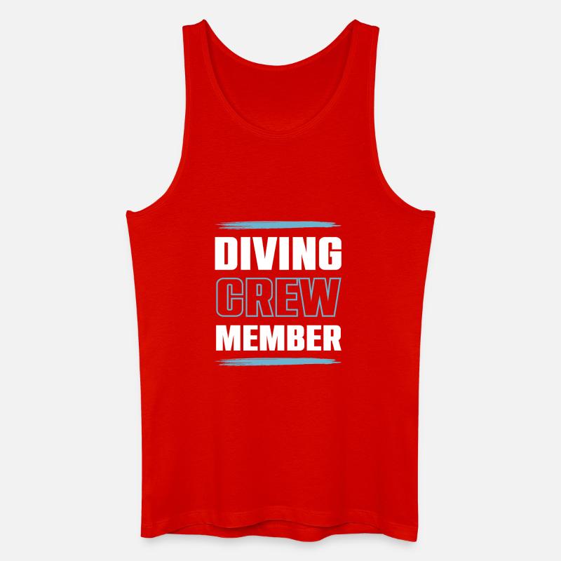 Drinking Crew - Männer Bio Tank Top - Rot