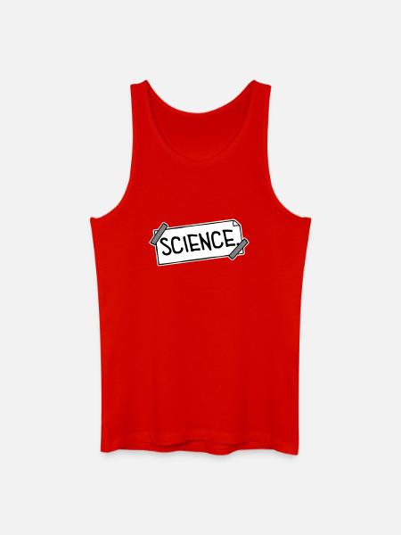 Science Science Statement Nerd Education Saying - Men’s Organic Tank Top - red
