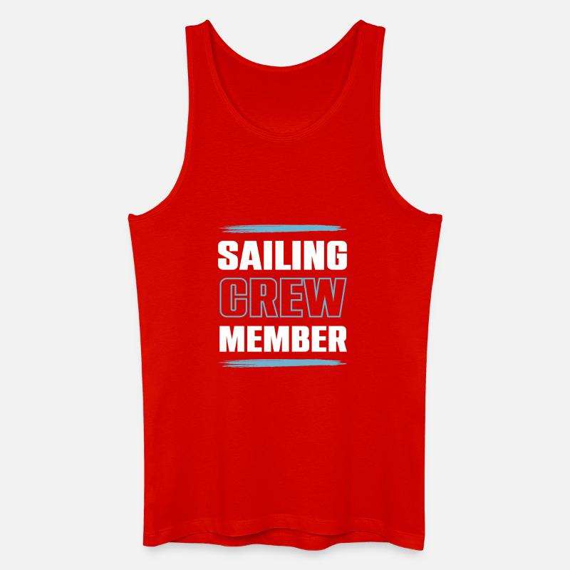 Sailing Crew - Männer Bio Tank Top - Rot