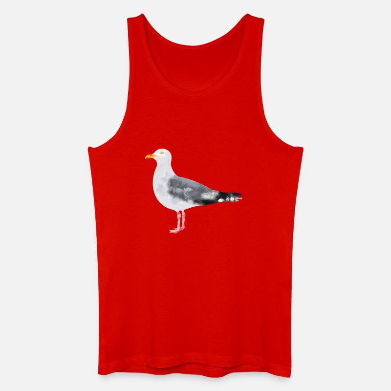 Silbermöve - Männer Bio Tank Top - Rot