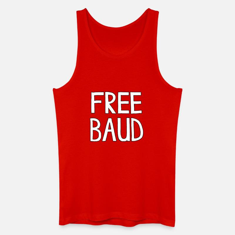 BAUD LIBRE - Débardeur bio Homme - rouge