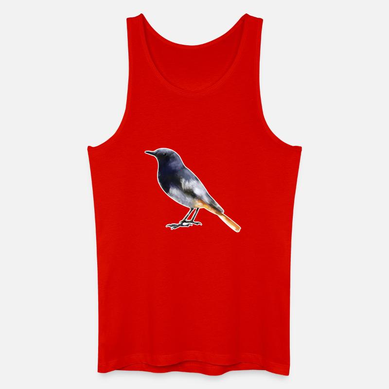 Hausrotschwanz.1 - Männer Bio Tank Top - Rot
