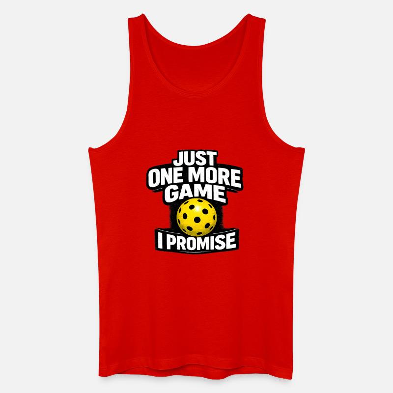Nur noch ein Spiel, ich verspreche - Männer Bio Tank Top - Rot