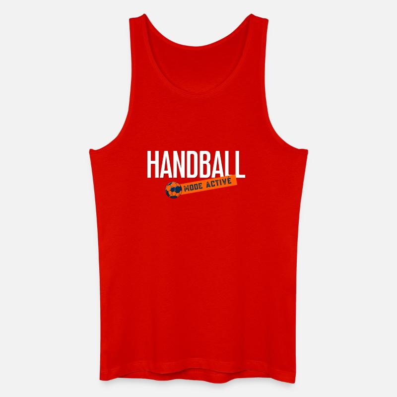 Handball-Aktivmodus - Männer Bio Tank Top - Rot