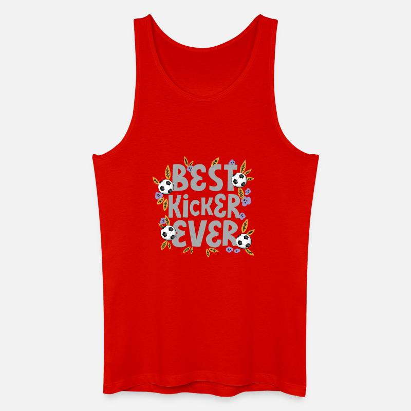 Best Kicker Ever – Fußball - Männer Bio Tank Top - Rot