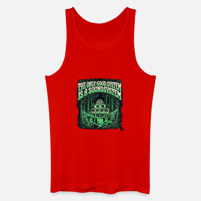 The Only Good System - Männer Bio Tank Top - Rot
