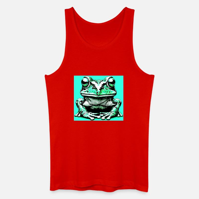 Frosch - Männer Bio Tank Top - Rot