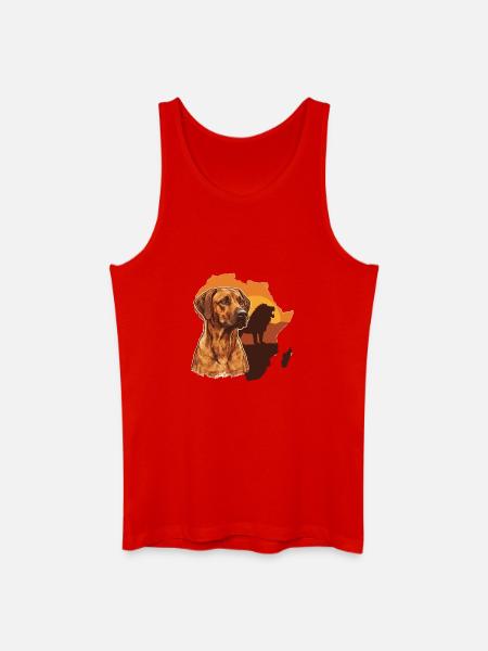 Rhodesian Ridgeback - Men’s Organic Tank Top - red