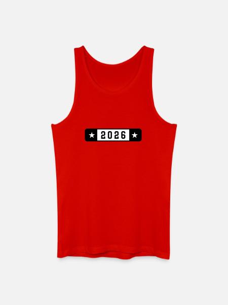 2026 - Débardeur bio Homme - rouge