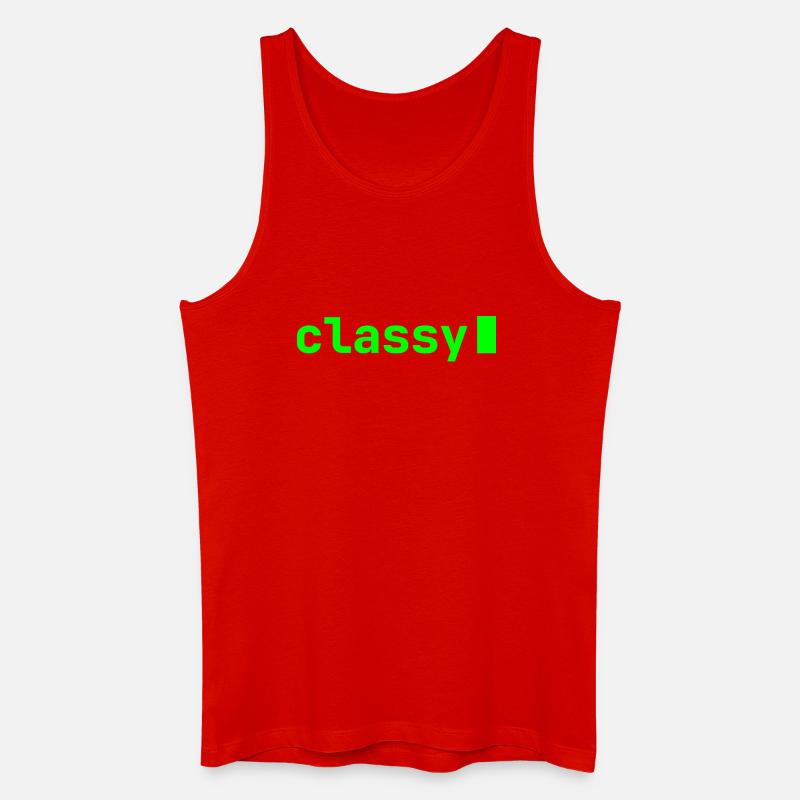classy | Developer mood - Men’s Organic Tank Top - red