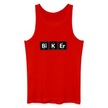 Bi K Er Biker - Männer Bio Tank Top - Rot - Vorne