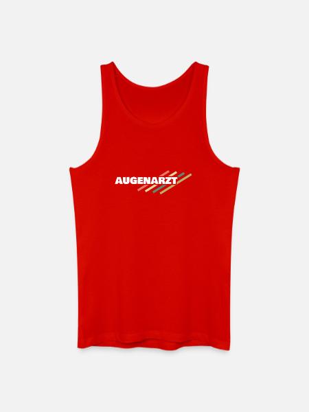 Augenarzt - Männer Bio Tank Top - Rot