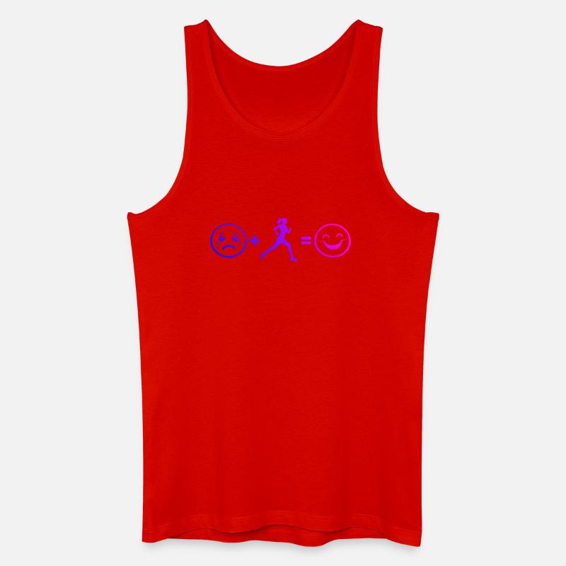Geschenkidee für eine Running mit Running - Männer Bio Tank Top - Rot
