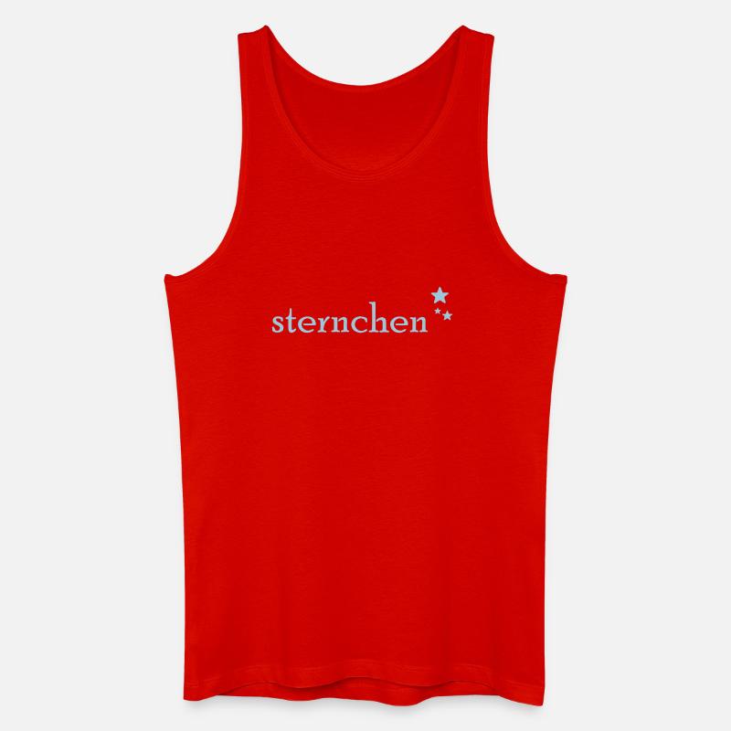 Sternchen - Männer Bio Tank Top - Rot