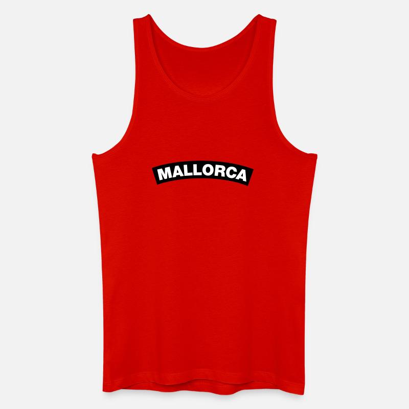 Mallorca - Männer Bio Tank Top - Rot