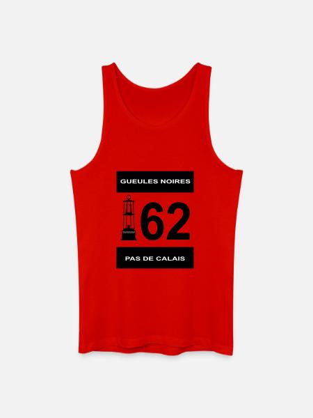 62 Pas de Calais - Men’s Organic Tank Top - red