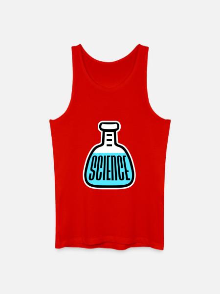Science Science Statement Nerd Education Saying - Men’s Organic Tank Top - red