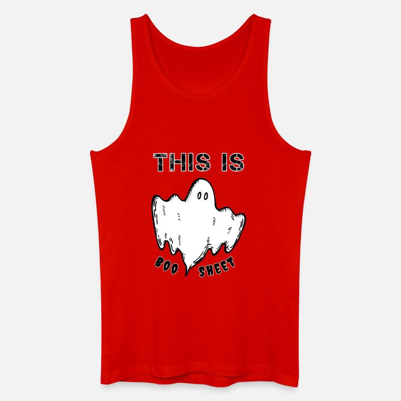 Dies ist ein Boosheet - Männer Bio Tank Top - Rot