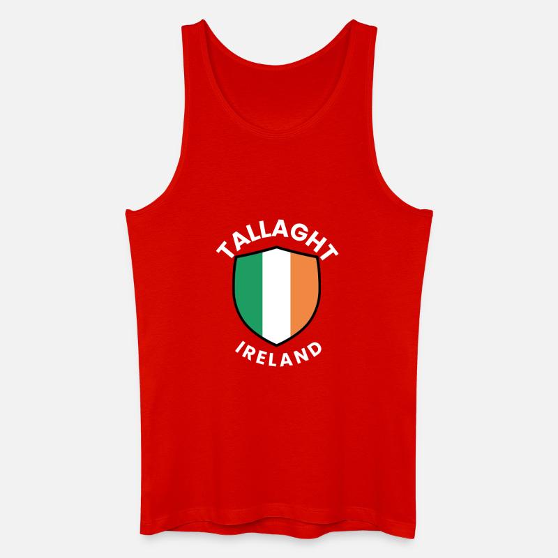 Tallaght Shield Irland - Männer Bio Tank Top - Rot