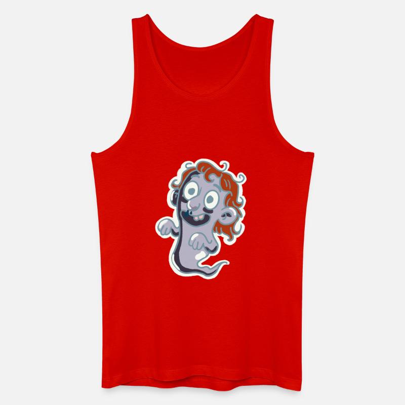 Nagelhaut der Geist - Männer Bio Tank Top - Rot