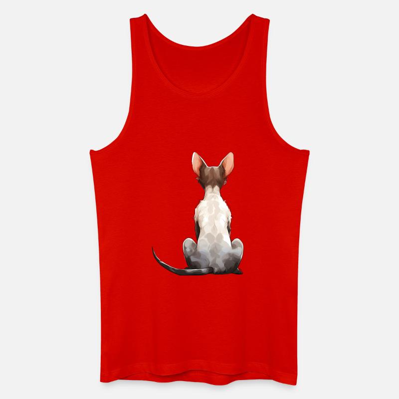 Cornish Rex Katze - Männer Bio Tank Top - Rot