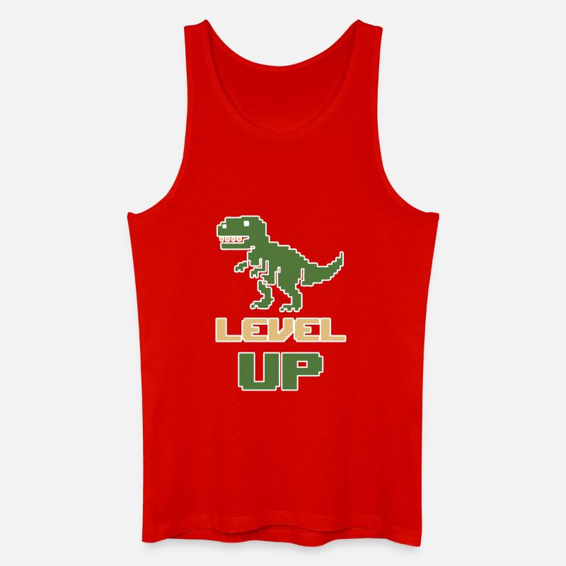 HERAUFSCHRAUBEN - Männer Bio Tank Top - Rot