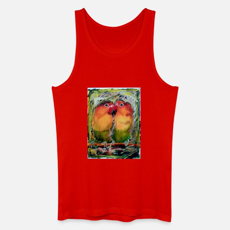 Inséparables - Débardeur bio Homme - rouge