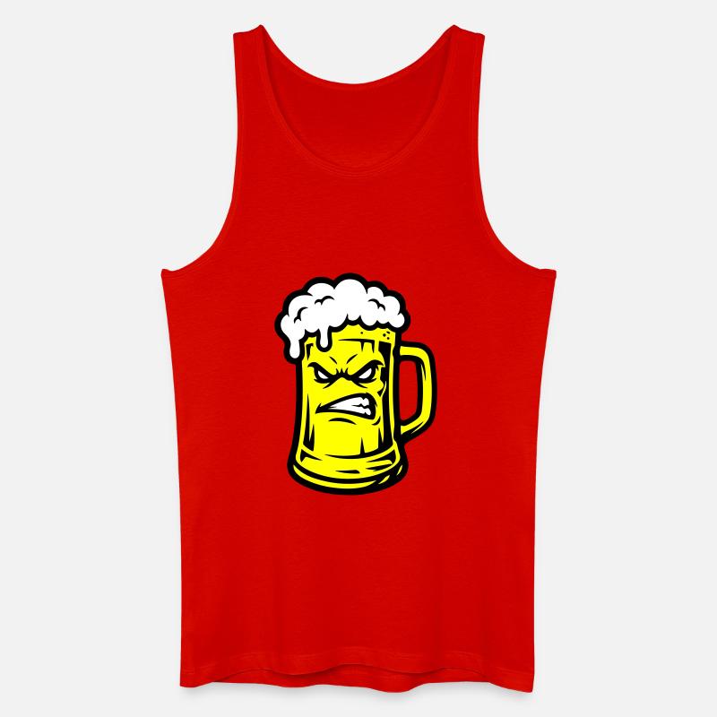 Beer Comic - Débardeur bio Homme - rouge