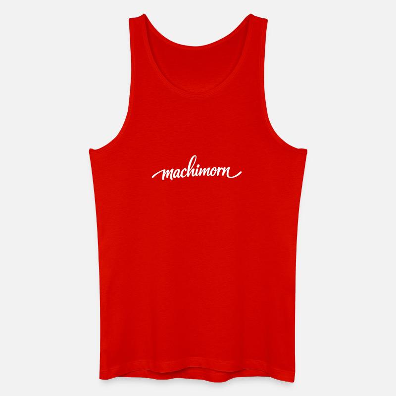 Mach ich Morgen - Männer Bio Tank Top - Rot