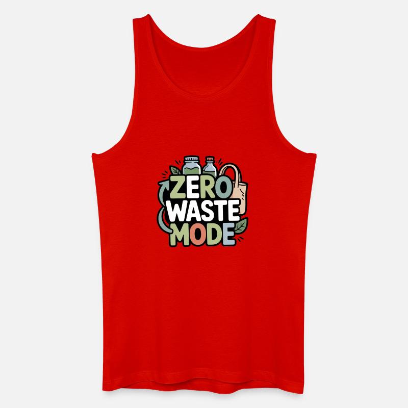 Zero-Waste-Mode - Men’s Organic Tank Top - red