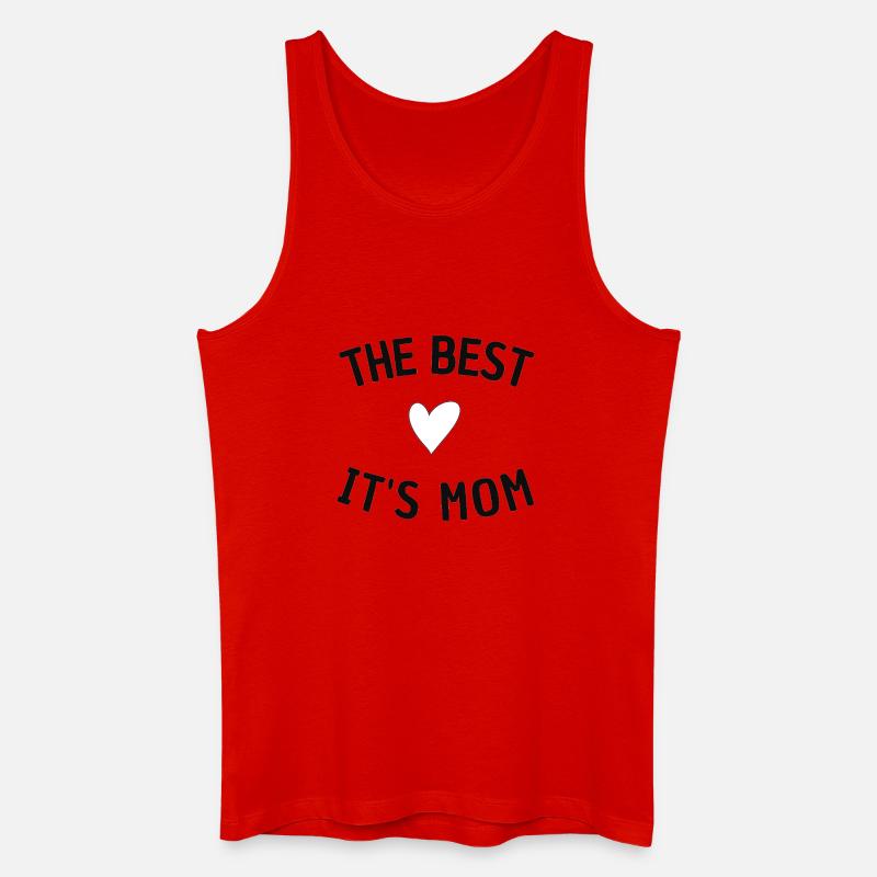 Die beste Mutter - Männer Bio Tank Top - Rot