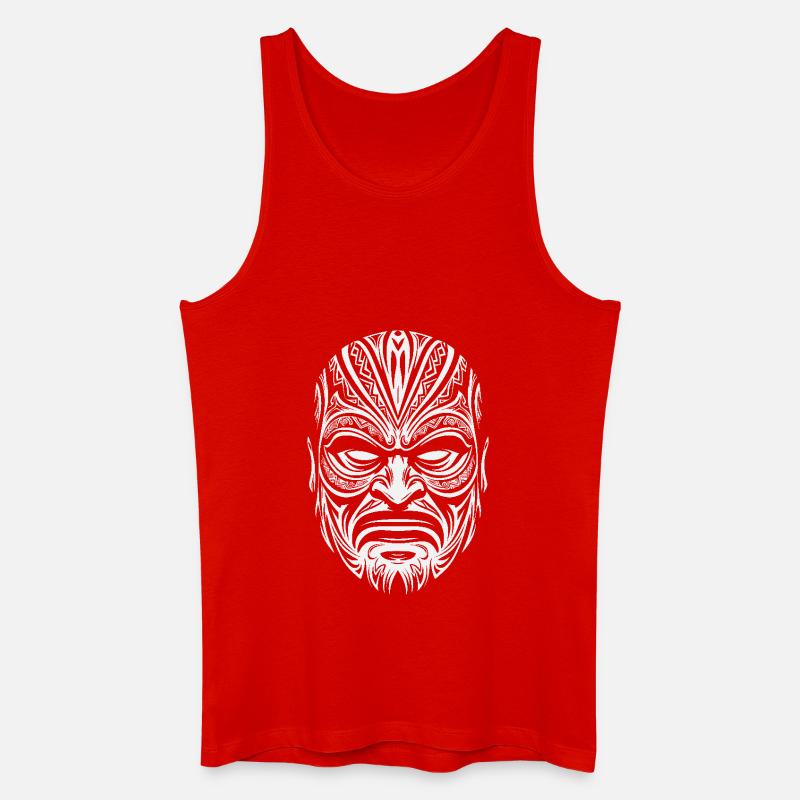Maori - Männer Bio Tank Top - Rot