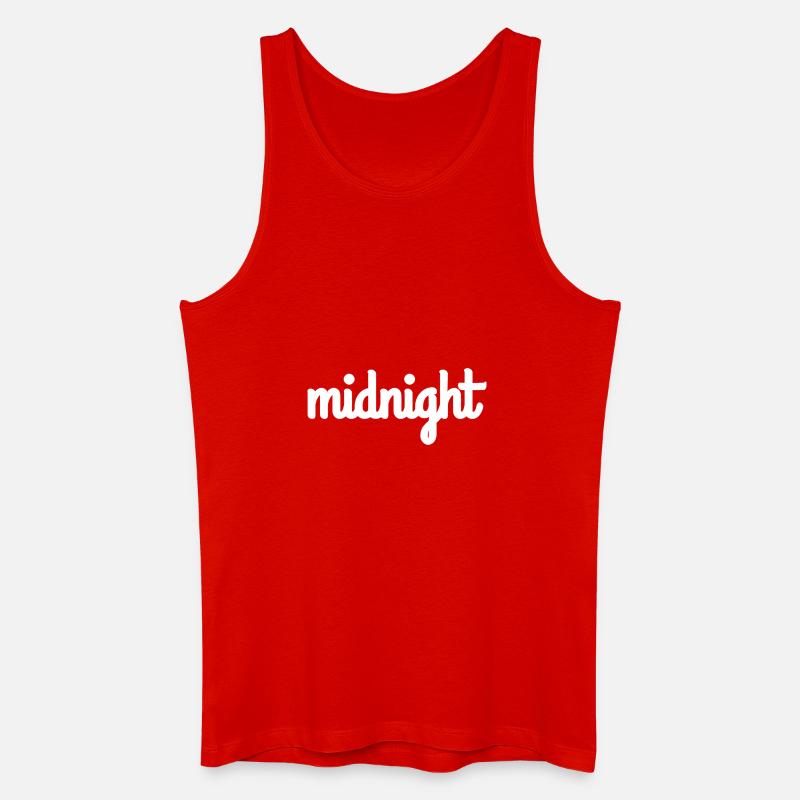 midnight - Männer Bio Tank Top - Rot