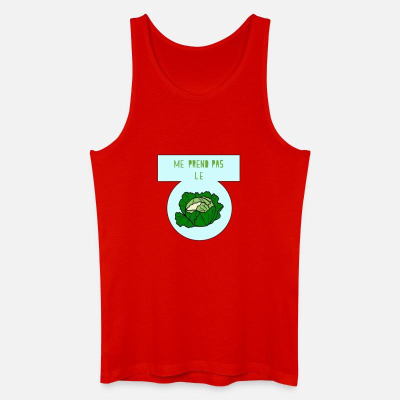 Nimm nicht den Kohl - Männer Bio Tank Top - Rot