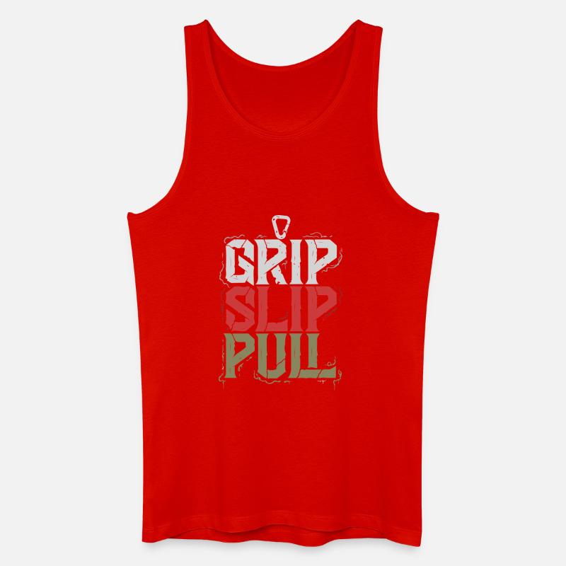 Grip Slip Pull - Débardeur bio Homme - rouge