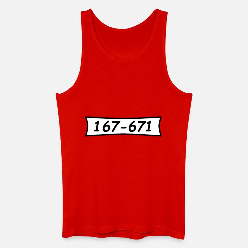 Panzerknacker Nummer 167 671 - Männer Bio Tank Top - Rot