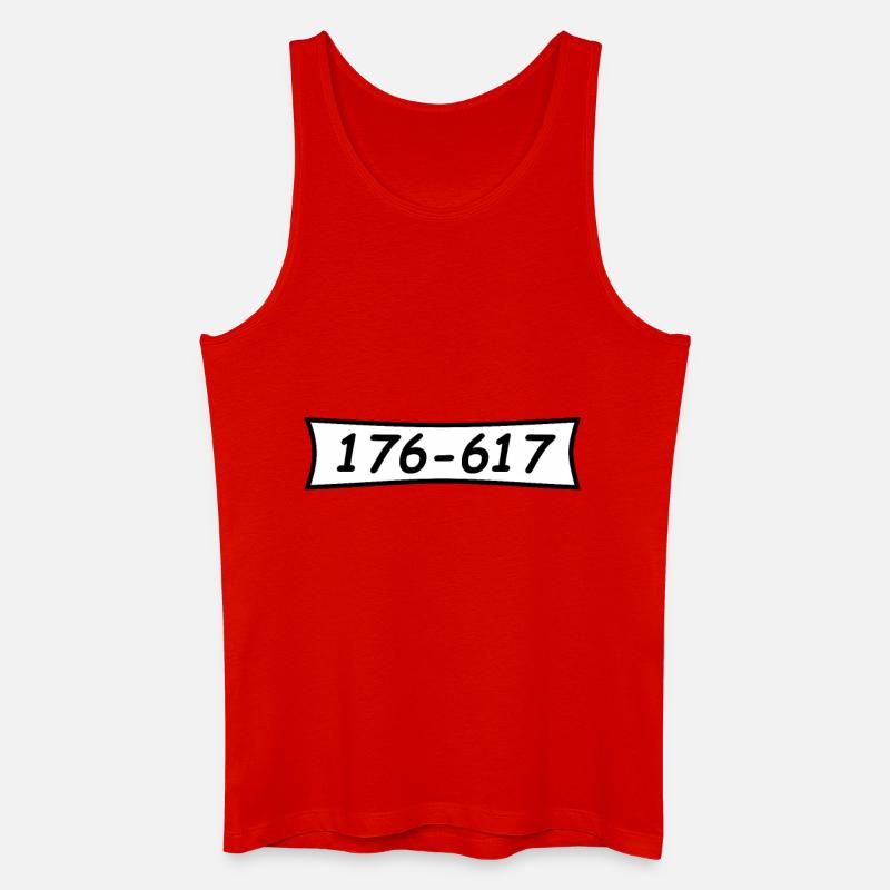 Panzerknacker Nummer 176 617 - Männer Bio Tank Top - Rot