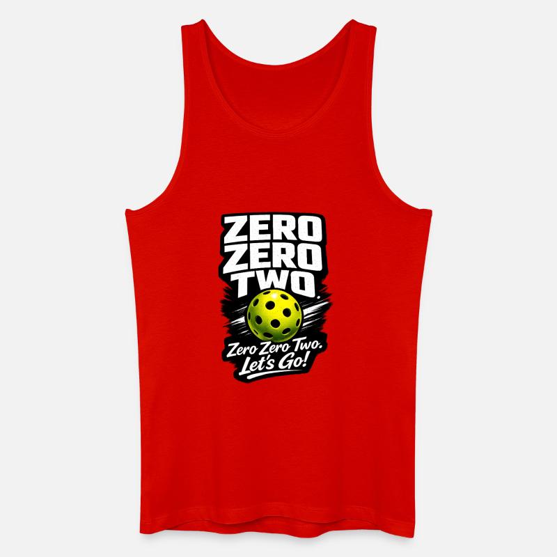 Zero Zero Two – Let's Go Ball - Men’s Organic Tank Top - red