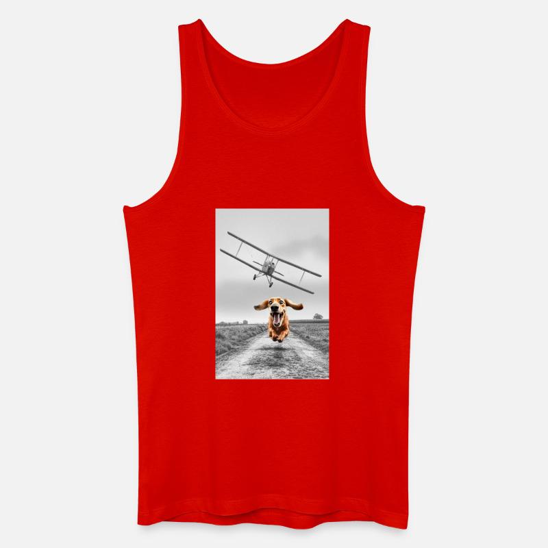 North By Northwest - Männer Bio Tank Top - Rot