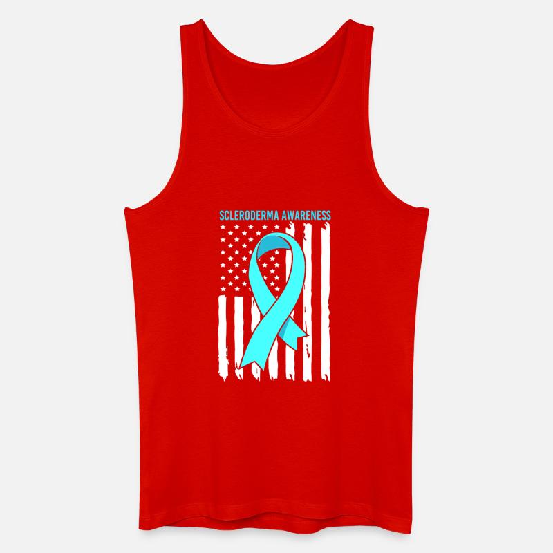 Scleroderma - Men’s Organic Tank Top - red