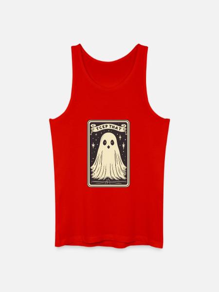 Tarot Card Mind - Men’s Organic Tank Top - red
