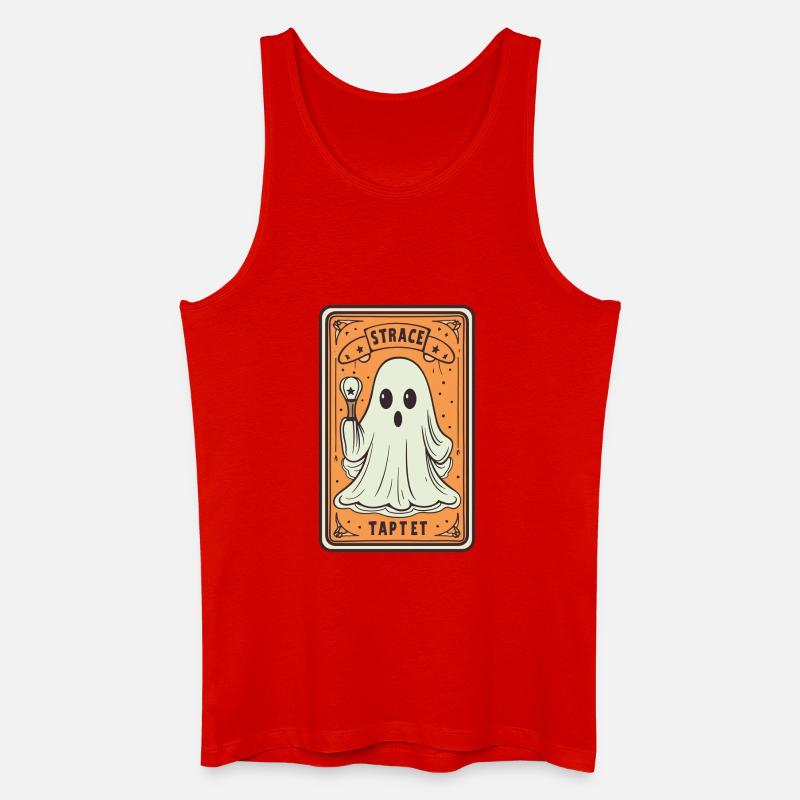 Tarot Karte Geist mit Stock - Männer Bio Tank Top - Rot
