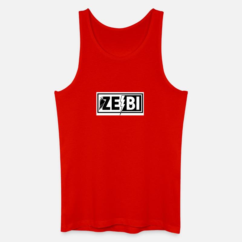 ZeBi Wings und Lightning Devil - Männer Bio Tank Top - Rot